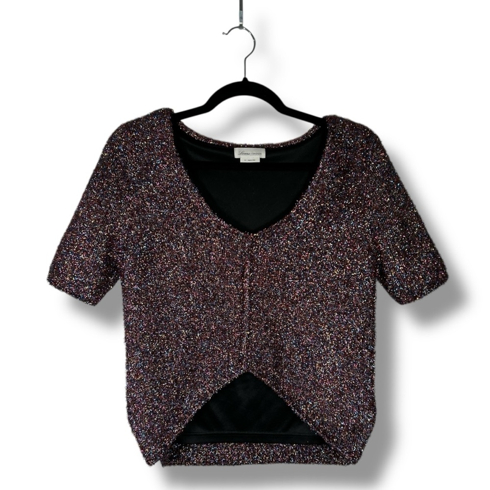 Revolve Lovers And Friends Rainbow Glitter Gerona Sweater Size XS - “Myrto”